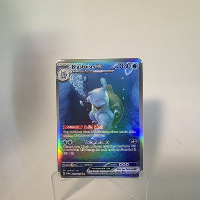 Blastoise ex 200/165 Fan Card, Custom Pokemon Trading Card | Pokemon Fan Gift, Collector Gift for Him | Australian Made
