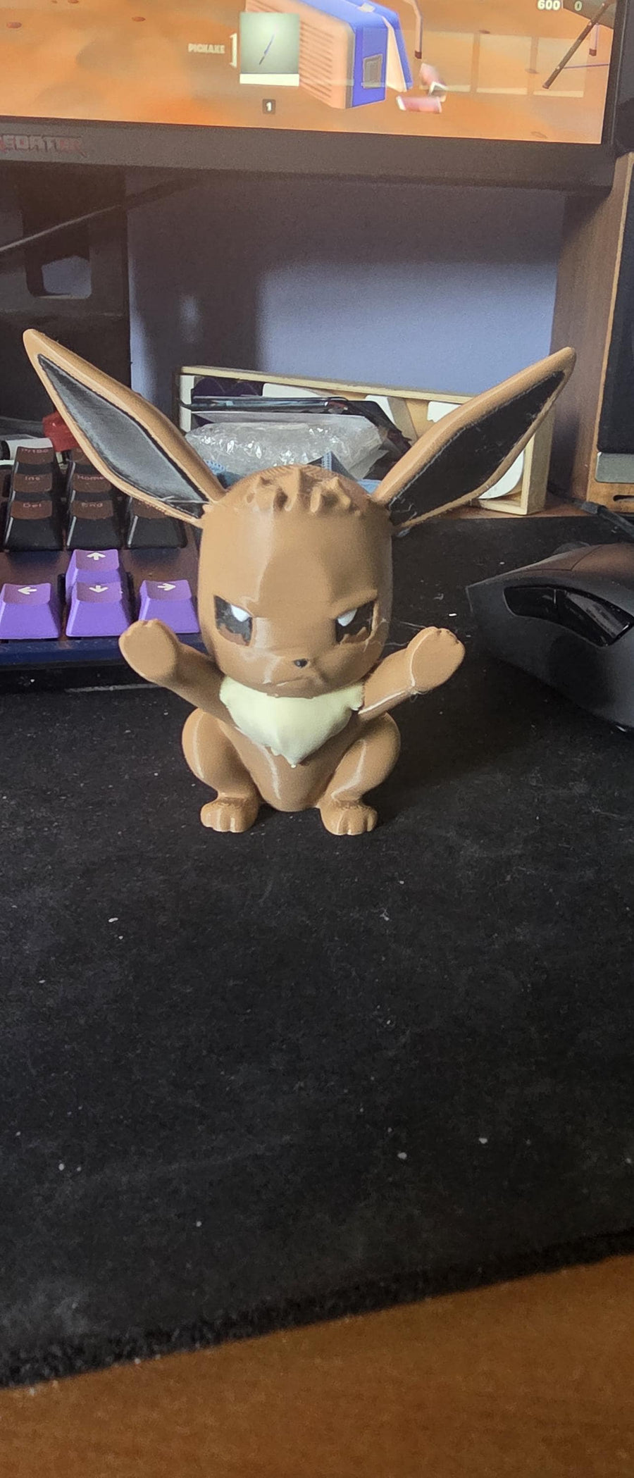 Eevee Window Decor, Pokemon Room Decor, 3D Printed Pokemon Gift, Gaming Room Decor, Kids Bedroom Decor