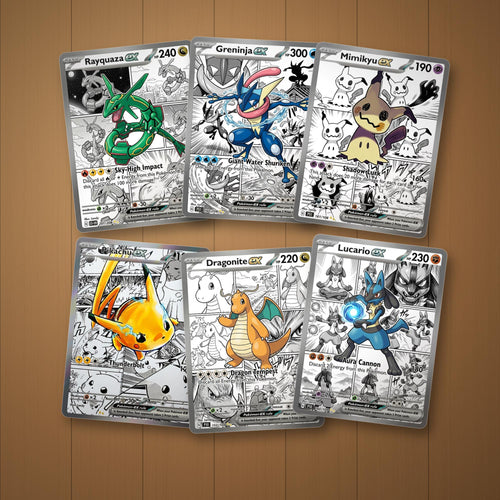 Manga Pokemon Trading Card | Pokemon Fan Art | Anime Style Collectible