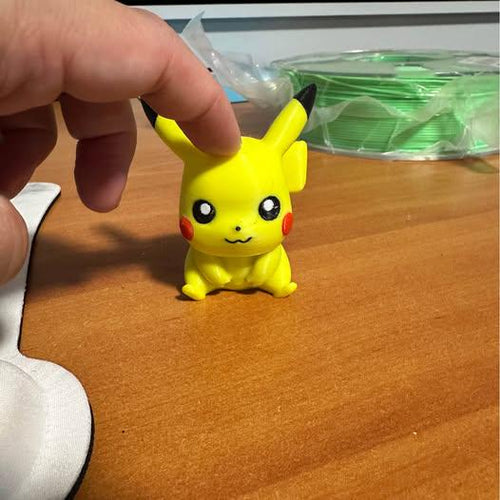 3D Printed Pikachu Fidget Clicker: Stress Relief Toy