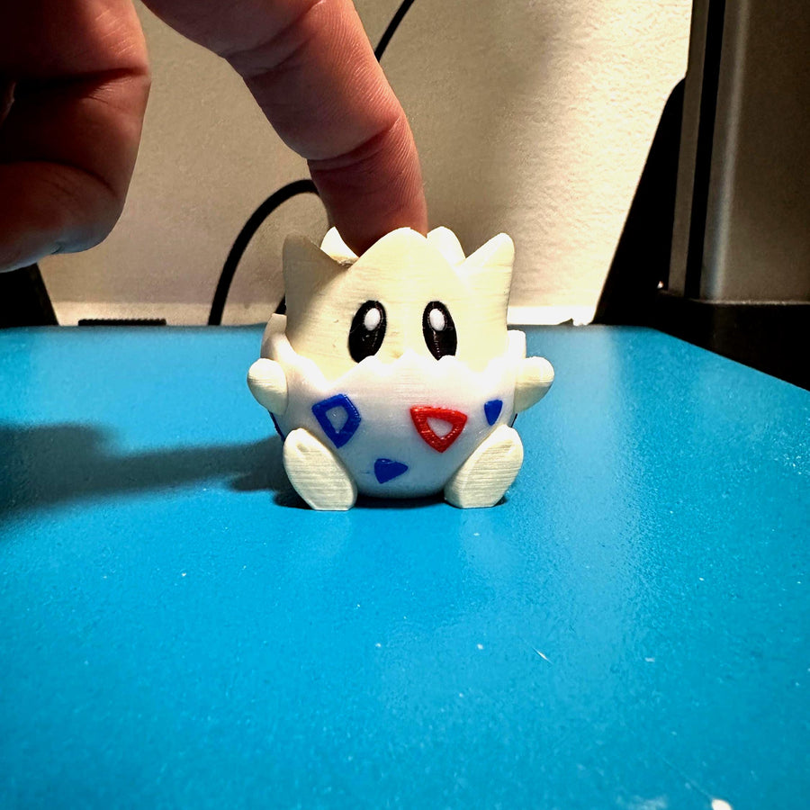 Togepi Pokemon 3D Printed Fidget Clicker | Sensory Toy | ADHD Focus Tool | Pokemon Fan Gift