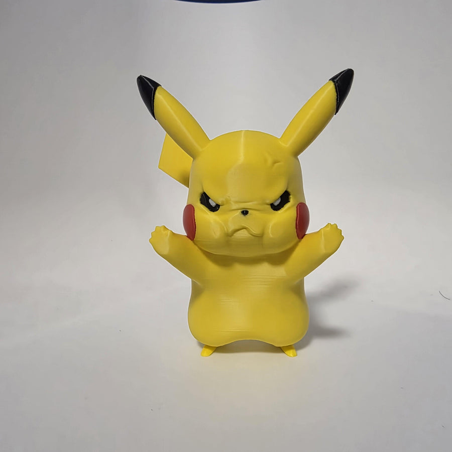 Pikachu Window Decor, Pokemon Room Decor, 3D Printed Pokemon Gift, Gaming Room Decor, Kids Bedroom Decor